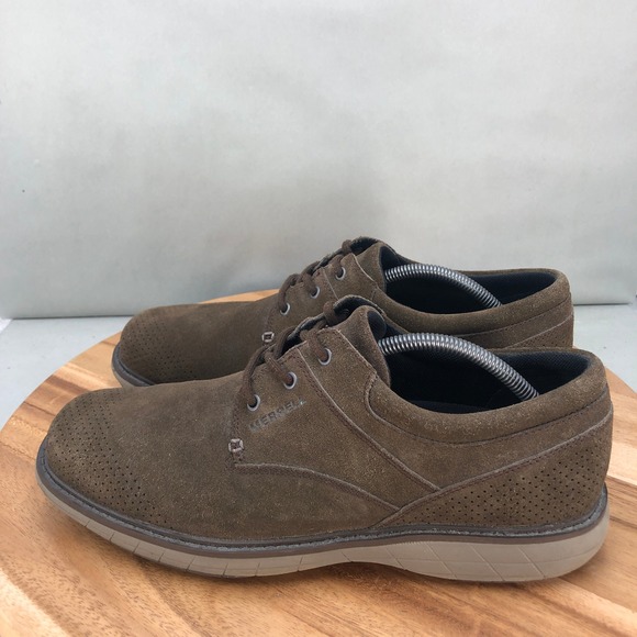 Merrell World Vue Oxford Sneakers Mens Size 12 Brown Suede Leather Casual Shoes main image 7
